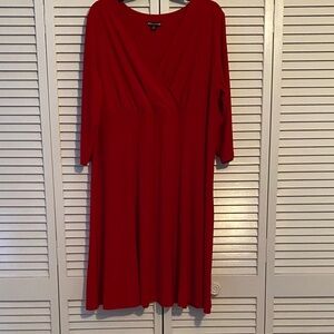 Nina Leonard Scarlet Wrap Dress